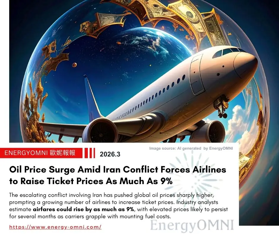 OMNIFeatures｜Oil Price Surge Amid Iran Conflict Forces Airlines to Raise Ticket Prices As Much As 9%