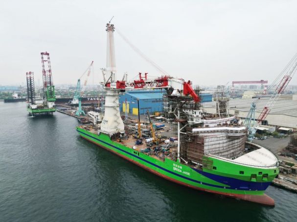 台船環海公司預計於今年下半年建造「環海翡翠輪」(Green Jade)